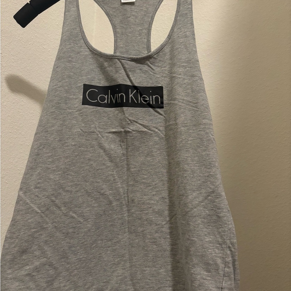 Calvin Klein Women's Grey Tank Top